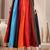 Multicolor color blocked cotton flared maxi skirt for women