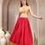 Pink plain cotton flared maxi skirt for women