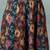 Multicolor floral printed cotton flared maxi skirt for women
