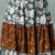 Multicolor floral printed cotton flared maxi skirt for women