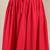 Pink plain cotton flared maxi skirt for women