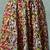 Multicolor floral printed cotton flared maxi skirt for women