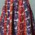 Multicolor floral printed cotton flared maxi skirt for women