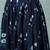Blue floral printed cotton flared maxi skirt for women