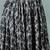 Grey graphic printed cotton flared maxi skirt for women