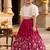 Kids girls embroidered work georgette lehenga choli set