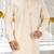 White dupion art silk kurta with  computerised embroidery machine work