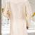 White dupion art silk kurta with  computerised embroidery machine work