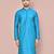 Firoza dupion art silk kurta with  computerised embroidery machine work