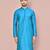 Firoza dupion art silk kurta with  computerised embroidery machine work
