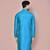 Firoza dupion art silk kurta with  computerised embroidery machine work