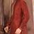 Red mulbury  kurta with  pattern work&hand work