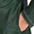 Bottle green dupion art silk  kurta with machine dk work in collar and button line