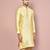 rust fancy fabric kurta with pattern work&pipein work
