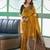 Mustard art silk woven saree with zari work