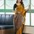 Mustard art silk woven saree with zari work
