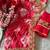 Pink silk blend embroidered saree with thread work