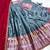 Graceful Grey Ethnic Set Paired with Magenta Pink Scalloped Border Dupatta
