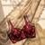 Beige silk blend embroidered saree with thread work