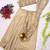 Beige georgette embroidered saree with sequins work