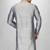 grey cotton silk  kurta with  cuff and fancy buttons