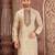 Brown mulbury  kurta with pattern work&hand work