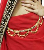 Gold and diamond Waist Belt