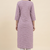 Lavender printed cotton kurti