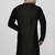 black cotton silk   kurta with  hand work on collor button neck and mohri