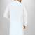 White cotton silk kurta withfancy buttons