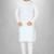 White cotton silk kurta withfancy buttons