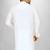 White cotton silk kurta withfancy buttons