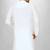 White cotton silk kurta withfancy buttons