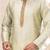 sea green cb dupion art silk  kurta with asymmetrical side open patttern