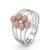 925 sterling silver cubic zirconia bubble cluster cz ring
