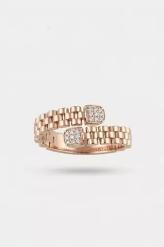 925 sterling silver cubic zirconia chain link cz ring