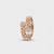925 sterling silver cubic zirconia chain link cz ring