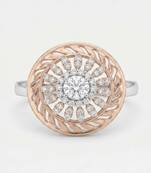 925 sterling silver cubic zirconia round floral cz halo statement ring