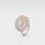 925 sterling silver cubic zirconia round floral cz halo statement ring