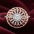 925 sterling silver cubic zirconia round floral cz halo statement ring