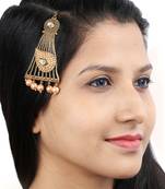 Antique gold side tikka