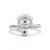 925 sterling silver cubic zirconia evil eye cz bypass ring with dual motif
