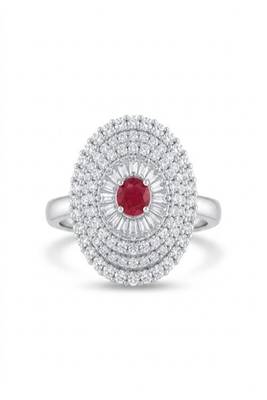 925 sterling silver cubic zirconia red stone cz ring with baguette halo layers 1