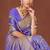 Lavender Banarasi Satin Silk Saree with Rich Gold Zari Paisley Weaving and Traditional Pallu