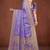 Lavender Banarasi Satin Silk Saree with Rich Gold Zari Paisley Weaving and Traditional Pallu