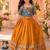 Kids girls festive wear position embroidered work lehenga choli set