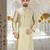 Sea green dupion art silk  kurta with plain kurta