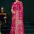 Rani Pink Banarasi Satin Silk Saree with Rich Gold Zari Paisley Weaving and Traditional Pallu