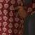 Red dupion art silk  kurta with  open sherwani style and full inside cotton linen