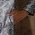 Grey dupion art silk  kurta with  open sherwani style and full inside cotton linen